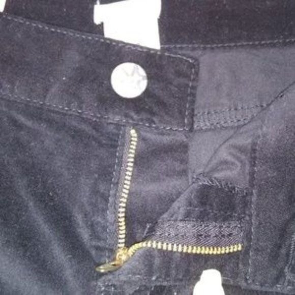 Xhilaration Target Black Velvet Like Skinny Pants Low Rise Size Junior's 7 NWT - Picture 6 of 12